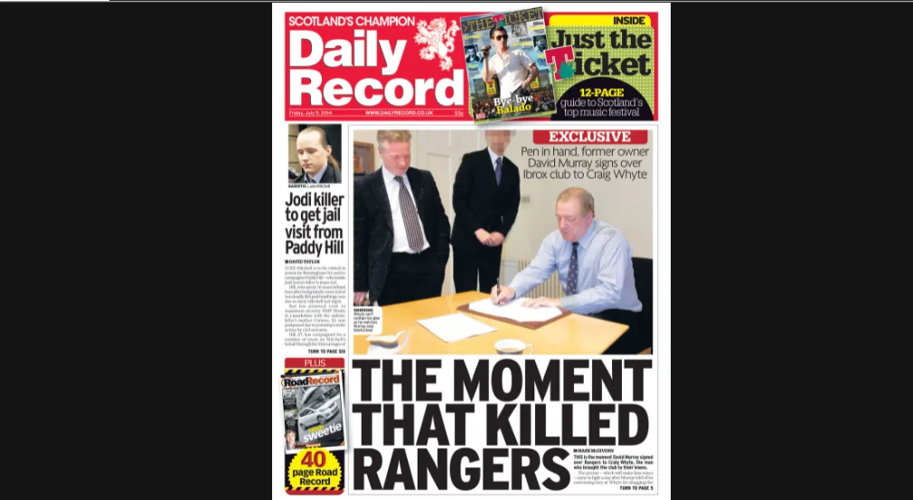 Daily Record, Celtic