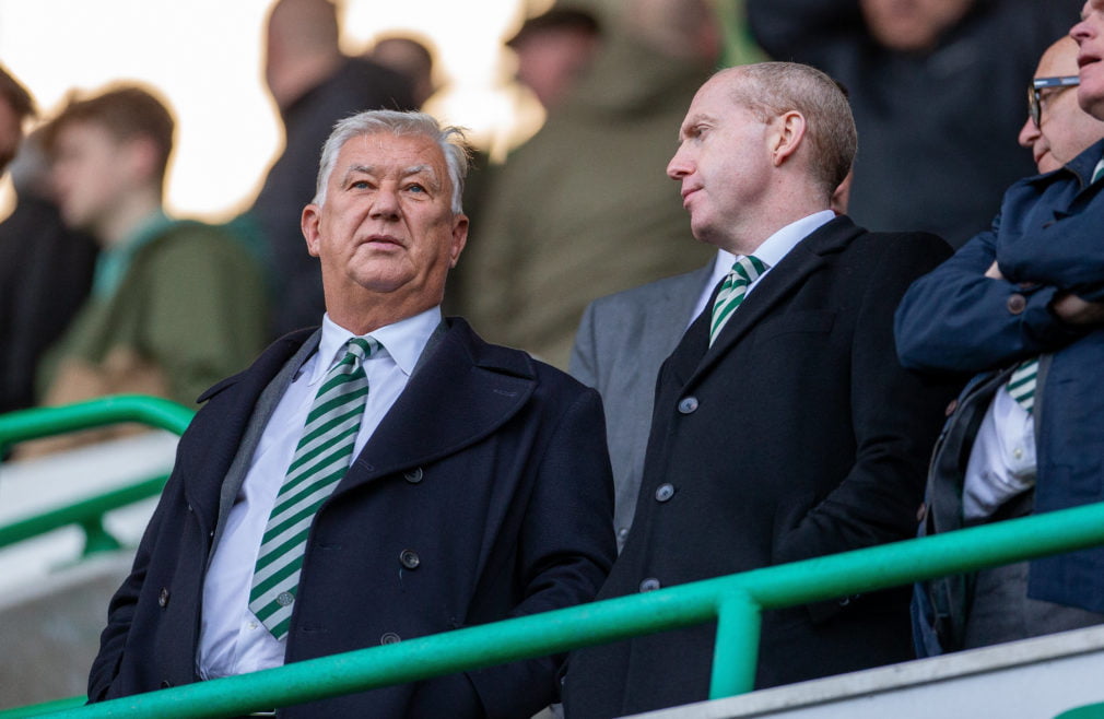 Michael Nicholson, Celtic CEO, Peter Lawwell