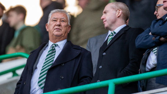 Michael Nicholson, Celtic CEO, Peter Lawwell