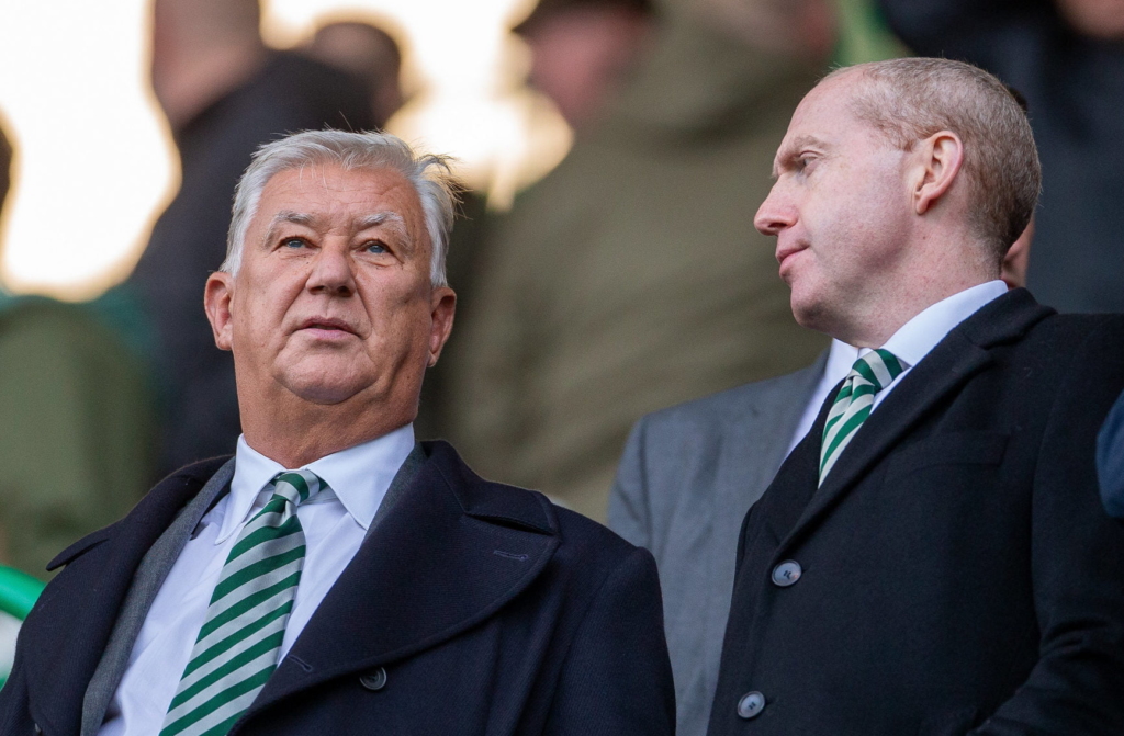 Michael Nicholson, Celtic CEO, Peter Lawwell