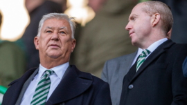 Michael Nicholson, Celtic CEO, Peter Lawwell