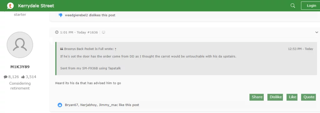Mark Lawwell, MI3K3Y89