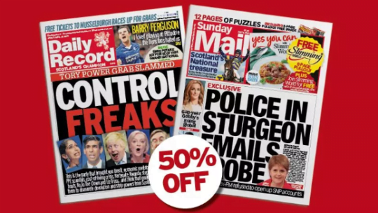 Sunday Mail, Daily Record