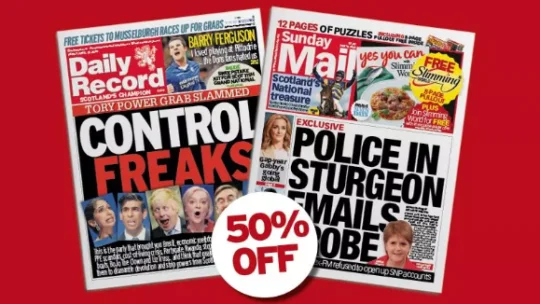 Sunday Mail, Daily Record
