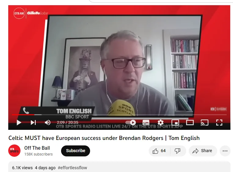 Tom English, BBC Scotland