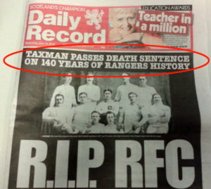 Daily Record, Rangers, Keith Jackson