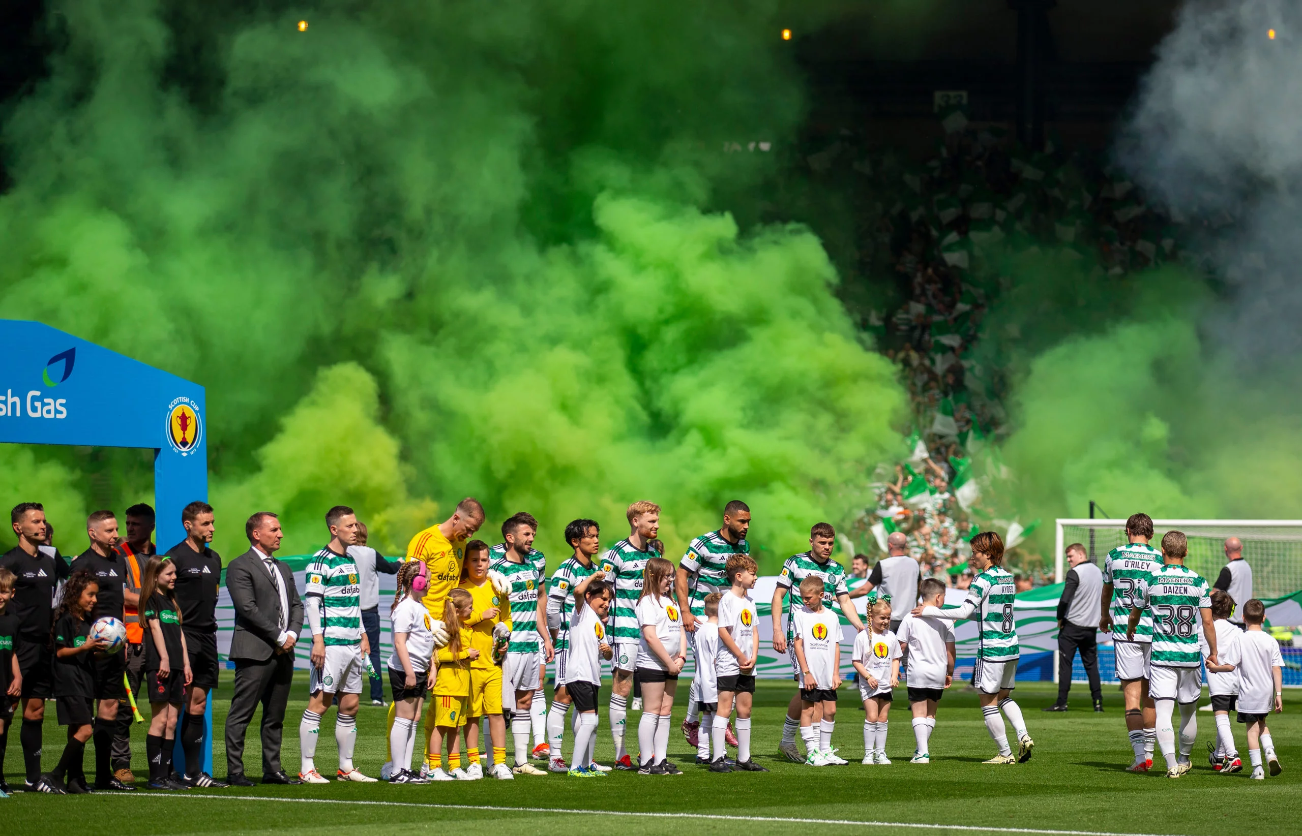 Celtic pyro, Santa Ponsa, Hampden, Green Brigade