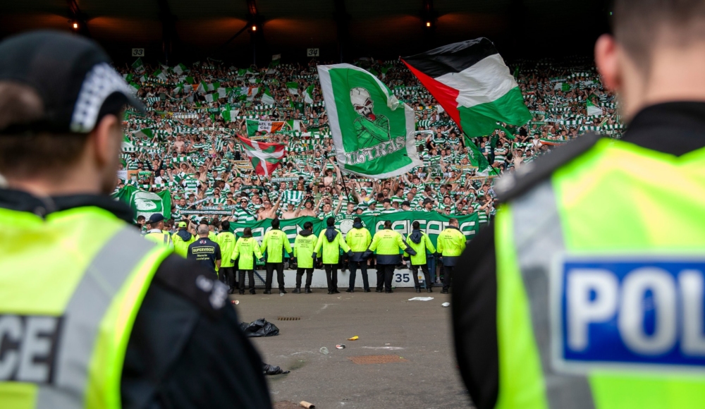 Green Brigade, Doncaster, Celtic, Police, Quigley