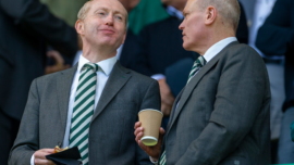 Michael Nicholson, Chris McKay, Brendan Rodgers, Larsson