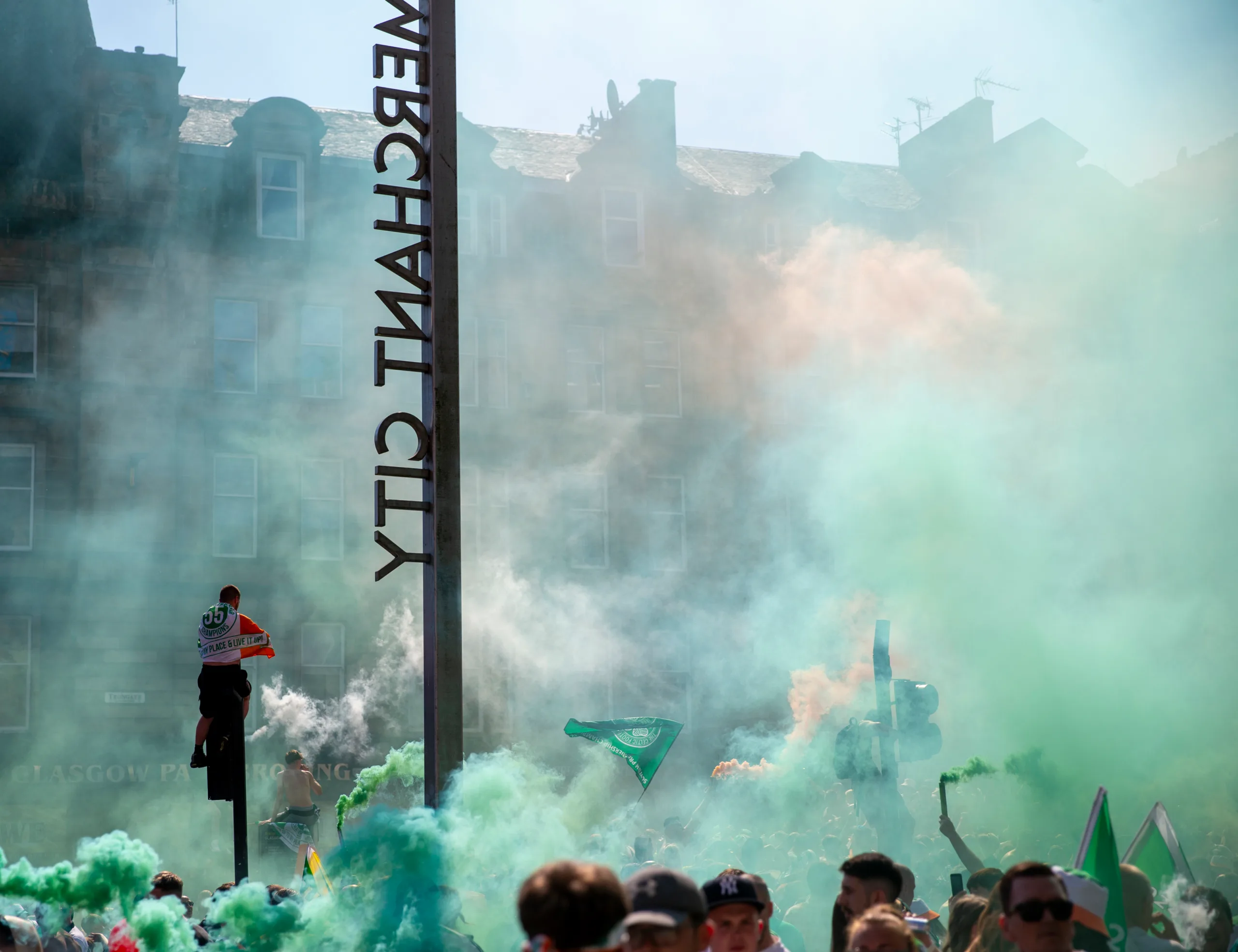 Celtic fans, Glasgow