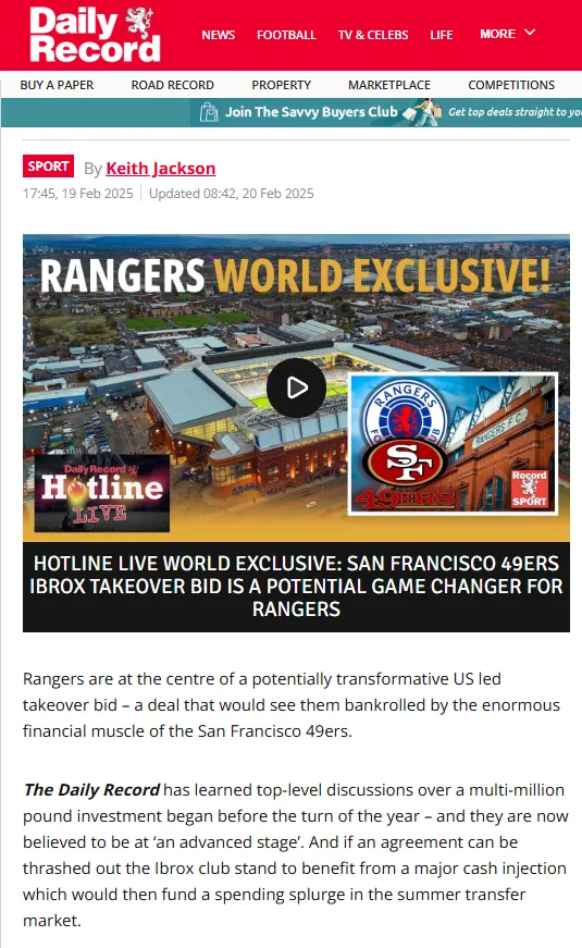 Daily Record, Jackson