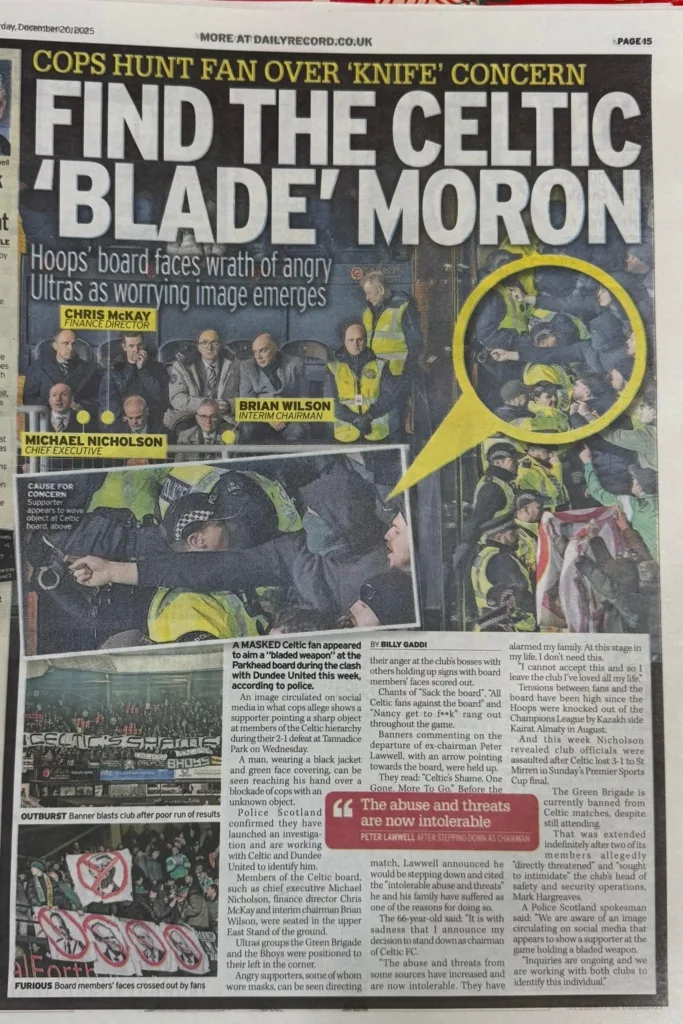 Record, Celtic, Blade