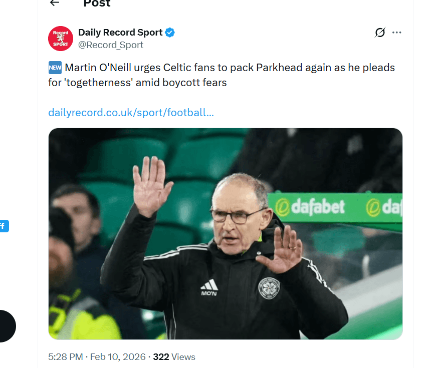 Daily Record, O'Neill