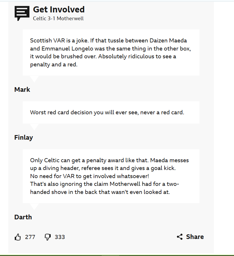 BBC Celtic v Motherwell