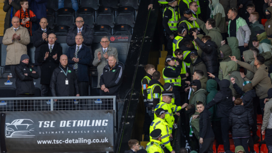 Wilson, Nicholson, McKay, Celtic