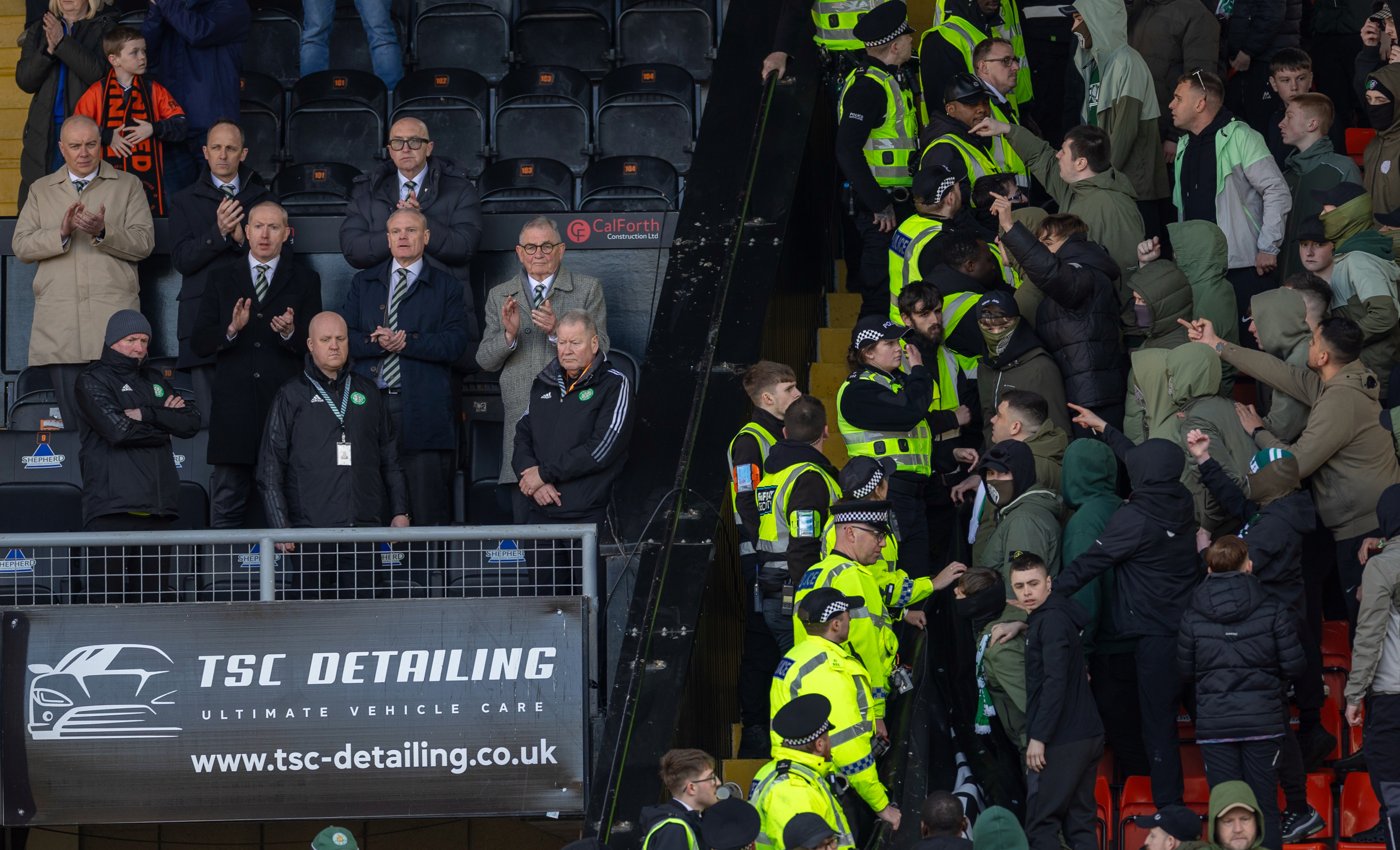 Wilson, Nicholson, McKay, Celtic