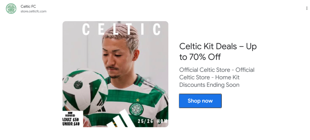 Celtic Price Drop